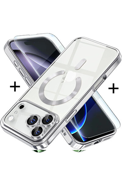 Nezih Case Apple iPhone 17 Pro Max Uyumlu Kamera Korumalı Magsafe Sarj Destek...