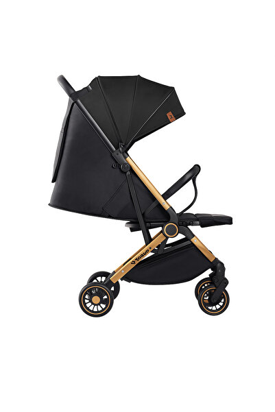 rut&cari Ultra-Light Foldable Sports Stroller, 5-Point Harness, Adjustable Backrest, XXL Canopy