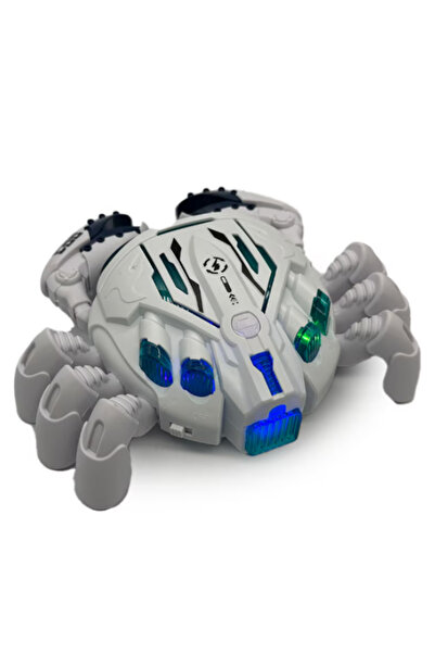 OEM Jucărie interactivă Crab Mecanic cu fum, lumini și sunete, 20 cm