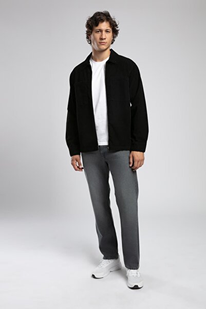 Lee Cooper Ander Men's 100% Cotton Woven Jacket Black