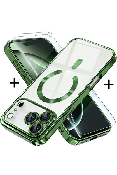 Nezih Case Apple iPhone 17 Pro Max Uyumlu Kamera Korumalı Magsafe Sarj Destek...