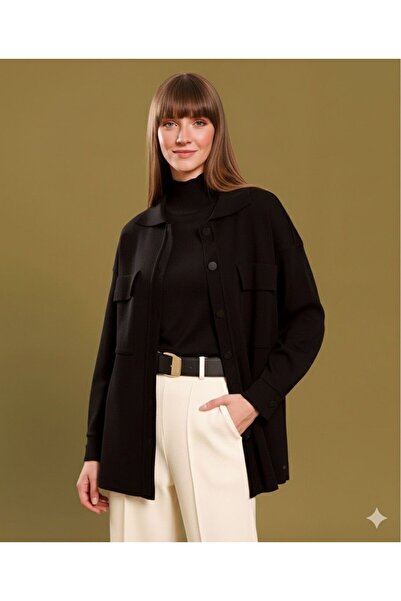 Lal Triko Buttoned Knitwear Jacket 12302