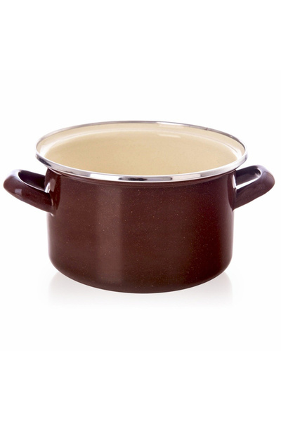 Other Oală emailată maro 18 cm, 2 l