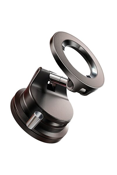 Timebox MagSafe Car Mount with Vacuum Suction, 360° Rotation, Tri-Axial, iPhone 17, Windshield/Dash/Mirror