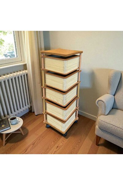 ARBOR EV AHŞAP 5 KATLI KARE SEBZELİK AKÇA