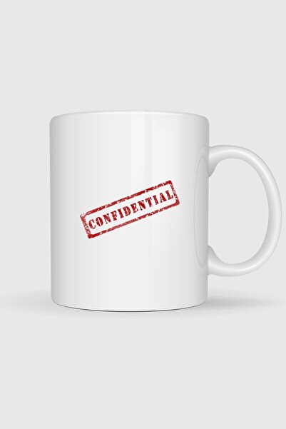 Bahriyeli Collection Confidentiality Secrecy Document Designed Mug Cup