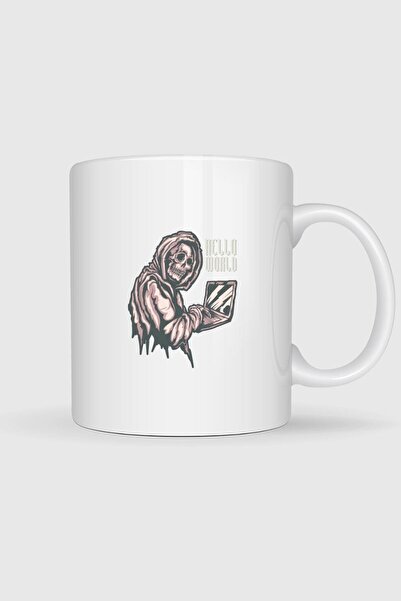 Bahriyeli Collection Computer Programmer Hello World Designed Mug