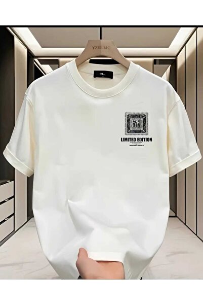 ORVIO Group Men's'Limited Edition' Printed Oversized T-Shirt