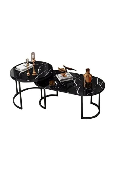 Modern shop Modern 2-piece nesting coffee table set for living rooms and offices