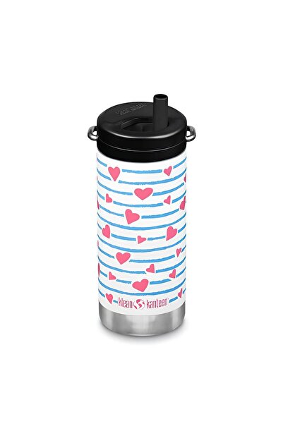 Klean Kanteen Sticla termica TK Wide Twist Cap, Klean Kanteen, 355ml, Heart Stripe
