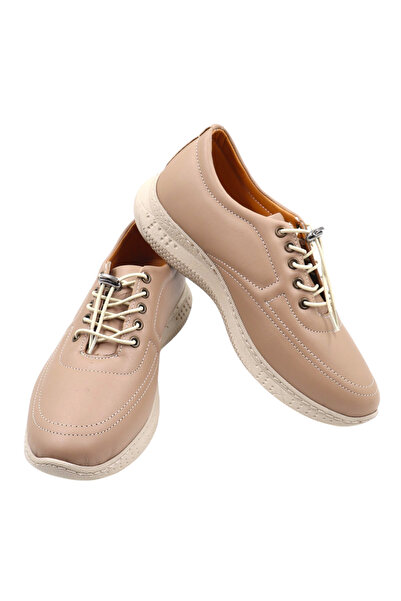 nazenintasarımlar KADIN İÇ DIŞ HAKİKİ DERİ ULTRA RAHAT HAFİF ORTOPEDİK TABAN GÜNLÜK AYAKKABI