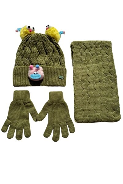 Kitti قفازات ATKI BERE مجموعة من 3 قطع للفتيات من عمر 4 إلى 8 سنوات