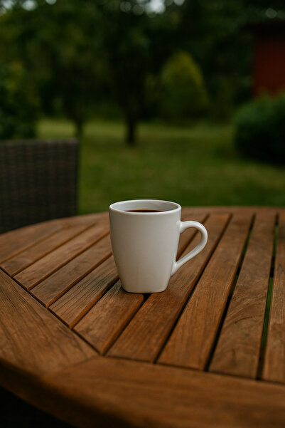 CERCİBAZAAR Gray Ceramic Mug 280 ml – Stylish and Elegant Design