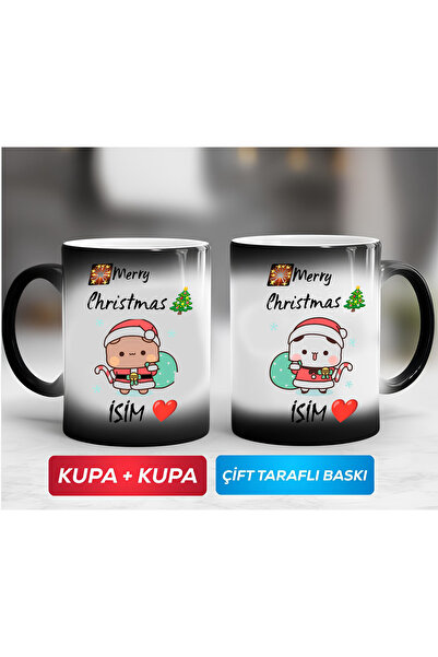 KEMAL İLHAN ' Merry Christmas ' Bubu Dudu Porselen Kupa Bardak