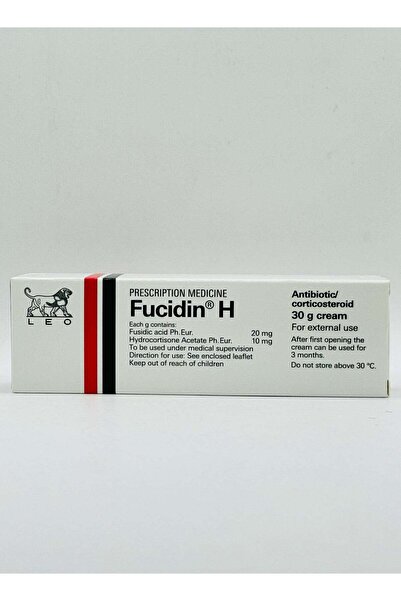 Fucidin -H 30gm Cream (Fast Relief for Infected Inflammatory Skin Conditions)
