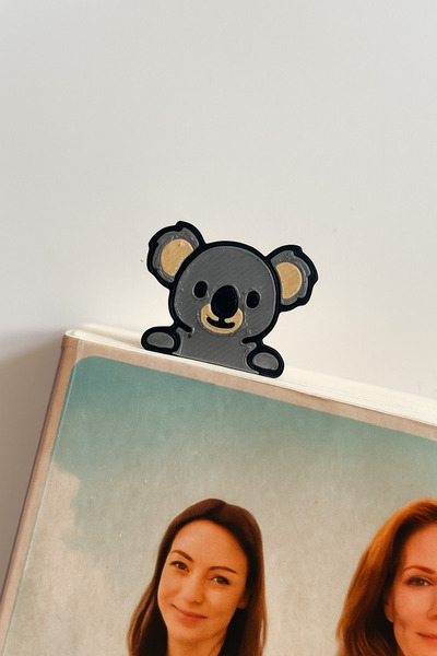 OVERMAX Sevimli Koala Kitap Ayracı – Tatlı ve Minimal Okuma Hediyesi