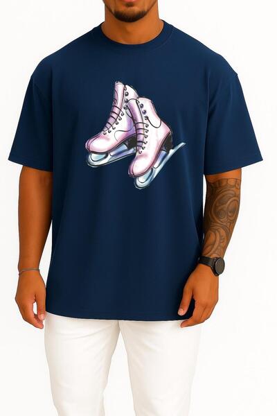 Bahriyeli Collection supradimensionat Patinaj pe gheață Design pentru piept u...