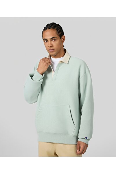 Champion Reverse Weave Core Polo Neck Sweatshirt