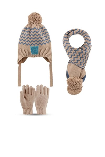 Kitti قفازات ATKI BERE مجموعة من 3 قطع للأولاد من عمر 4-8 سنوات