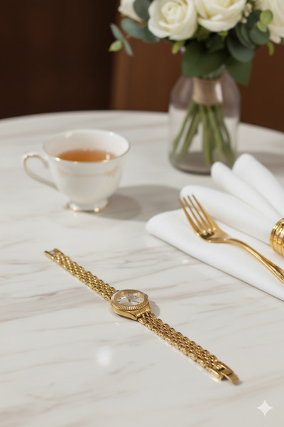 SPECTRUM PREMİUM New Season Metal Cord Calendar Women's Wristwatch