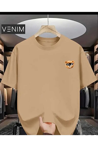 ORVIO Group Urban Style Figürlü Arka Printed Men's T-Shirt