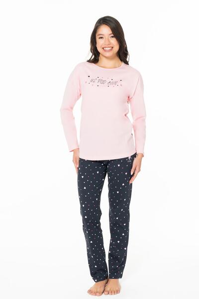 U.S. Polo Assn. Women's Home Wear Pajama Set, Transitional , Combed Cotton Set 100% Cotton