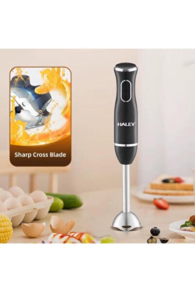 HALEY 4 in 1 stainless steel vertical blender set, 1600W, powerful hand blender with multifunctional chopper
