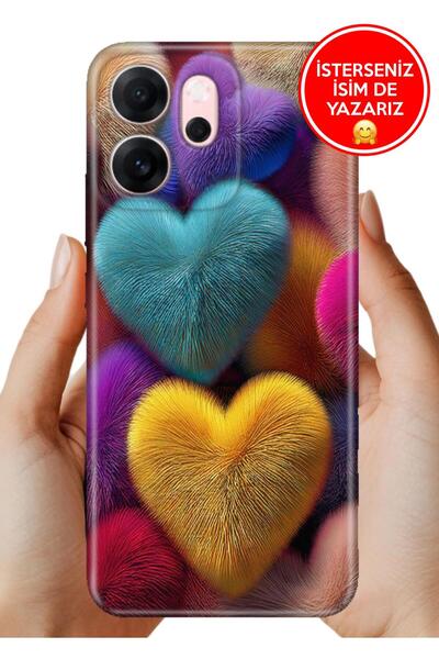 OPPO Reno 14F 5G Kılıf Kapak Silikon Cover Case Fluffy