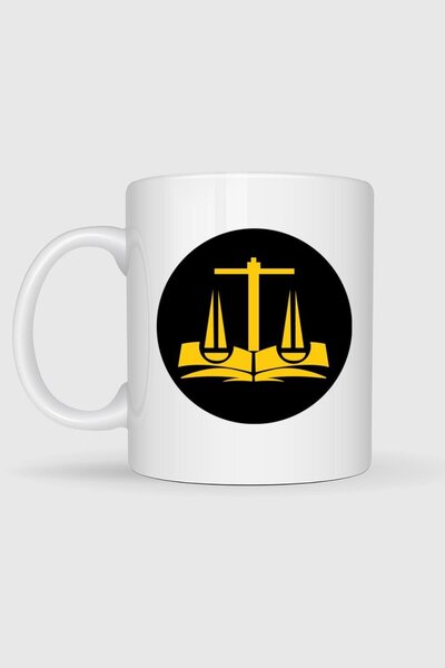 Bahriyeli Collection Judge Officer Class Mark Design Mug