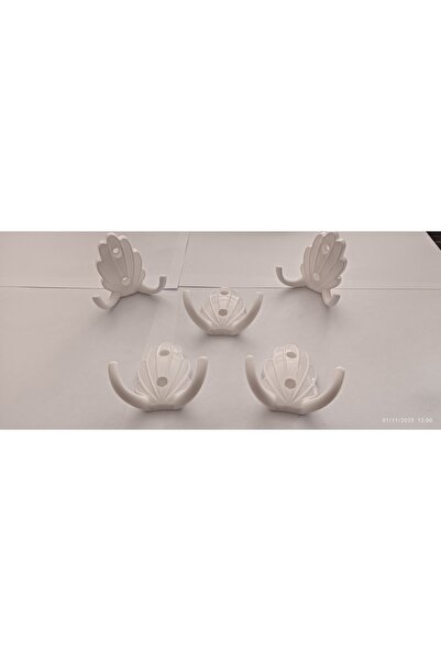 Arion 1 AD BEYAZ SERT POLİMER Portmanto Askı Dolap Askısı Mobilya Dolap