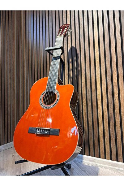 NEFES MÜZİK KLAS KLASİK GİTAR TURUNCU 4/4 tam boy (KILIF+PENA HEDİYELİ)