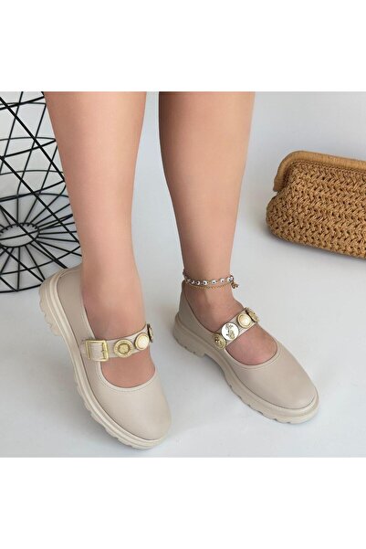 Erbilden Okira beige skin oxford shoes