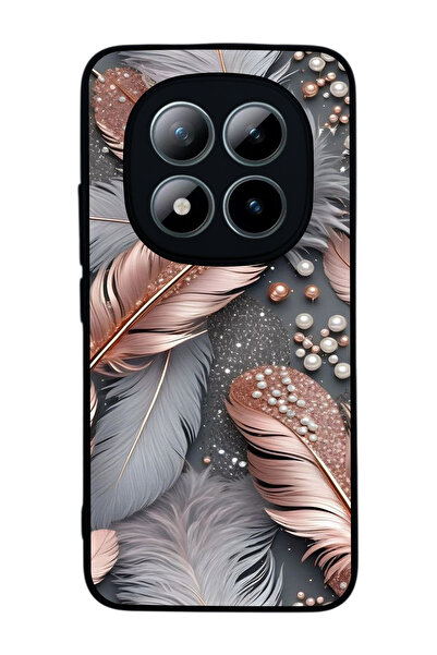 Aksel Kılıf Xiaomi Redmi Note 15 Pro Plus Uyumlu Baskılı, Mat Siyah,Silikon, ...