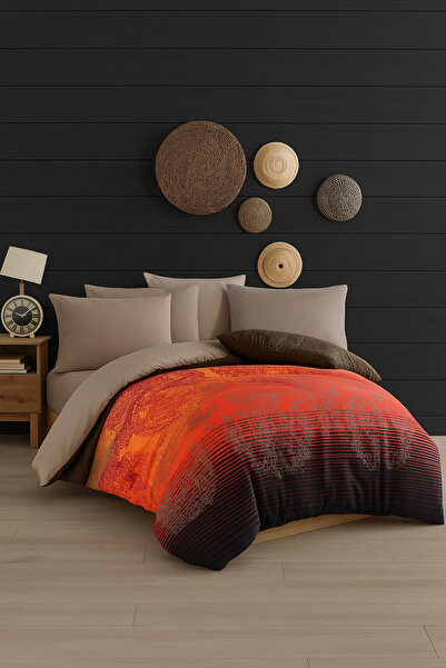 conzaliza Çift Kişilik Lastikli Çarşaflı Nevresim Takımı