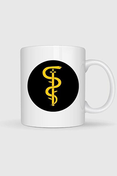 Bahriyeli Collection Doctor Officer Class Mark Design Mug Cup