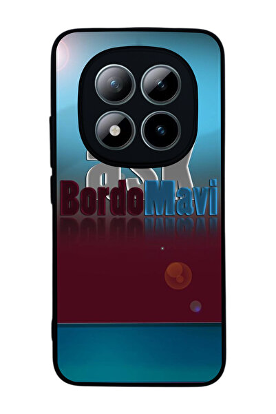 Aksel Kılıf متوافق مع هاتف Xiaomi Redmi Note 15 Pro Plus مطبوع ، أسود غير لام...