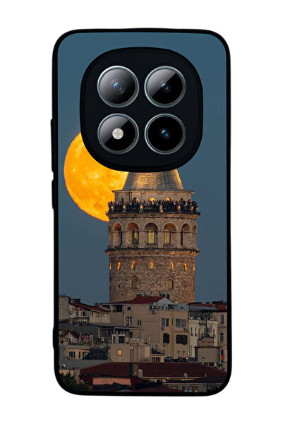 Aksel Kılıf Redmi Note 15 Pro 4G Uyumlu Baskılı, Mat Siyah,Yumuşak Silikon, K...