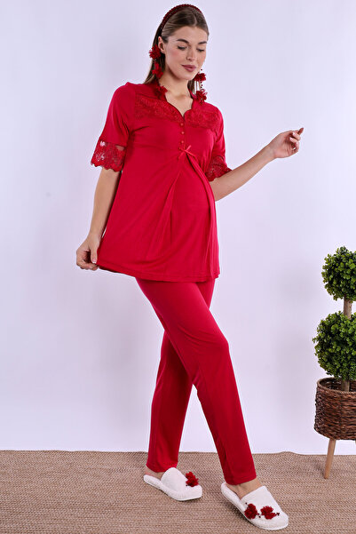 ByLohusa Effortt Cherry Maternity Pajama Set