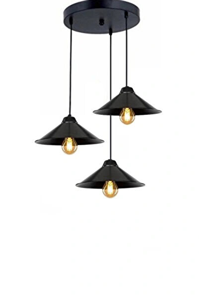 ED PET DİZAYN ED Japon Başlık Modern Üçlü Avize