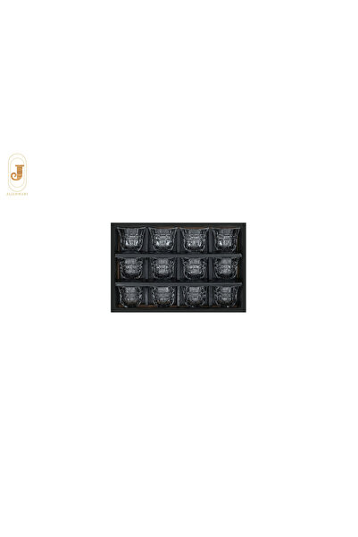 aljahwari طقم فناجيل قهوه قزاز فاخر 12 حبه