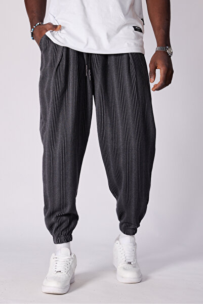 Superbluemexico بنطلون شالوار مطوي منقوش بنقشة الجاكار للجنسين