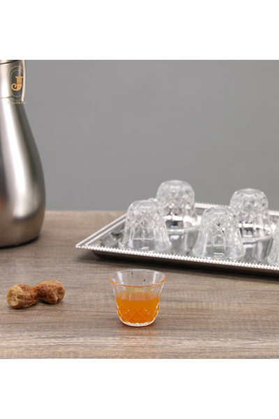 aljahwari طقم فناجيل قهوه قزاز فاخر 12 حبه