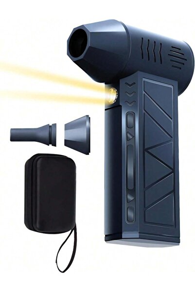 LKTOCAFT Portable Mini Blower with Flashlight, 4 Adjustable Speed Mode, 130000 RPM Powerful