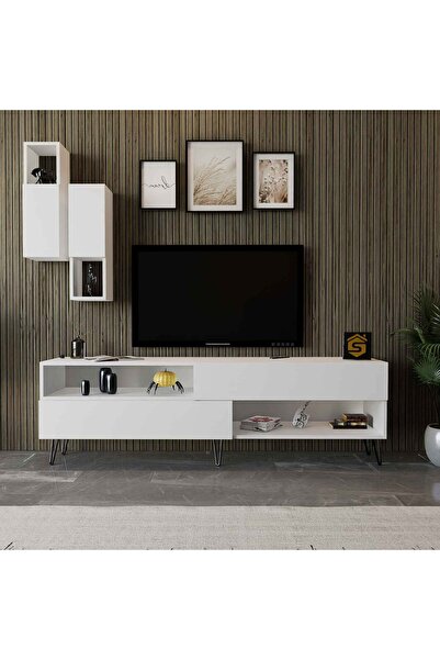 Stylish Home White TV table - TV02