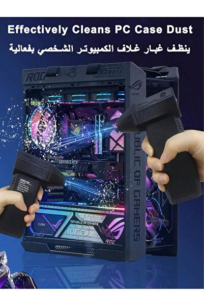 LKTOCAFT Portable Mini Blower with Flashlight, 4 Adjustable Speed Mode, 130000 RPM Powerful