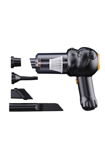 OEM 4-in-1 Portable Cordless Car Vacuum, 120W, 1-3h Battery, Wet/Dry, Blower/Inflator, Black