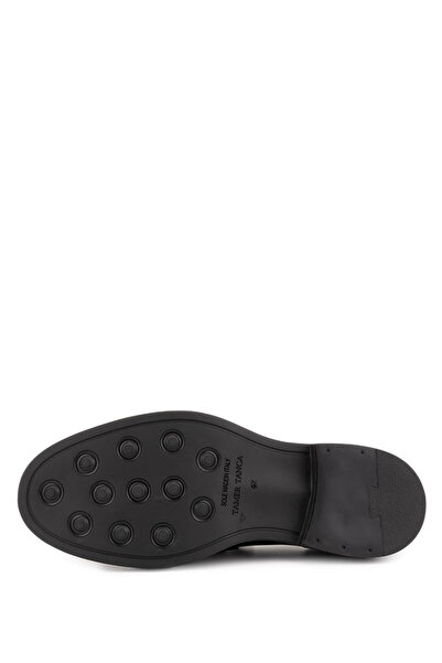 Tamer Tanca Men's Genuine Leather Claret Red Loafer Shoes