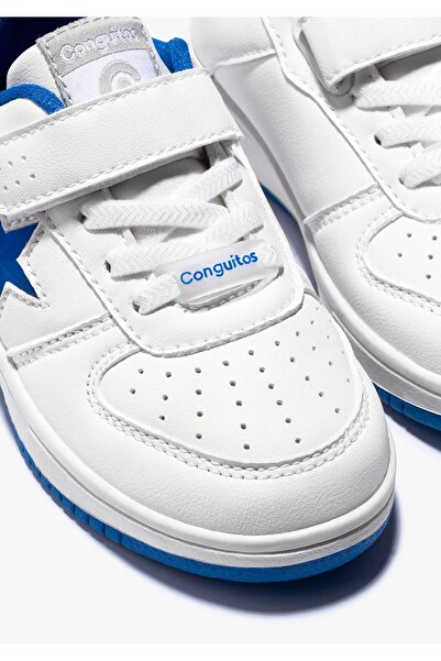 CONGUITOS WHITE SCHOOL SHOES WITH LIGHTS, UNISEX