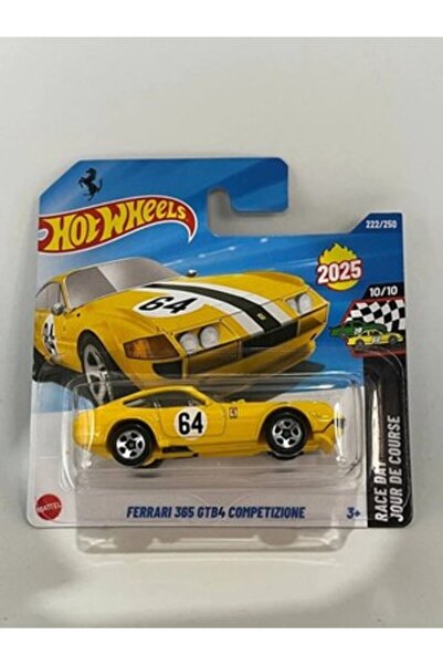 HOT WHEELS 2025 Case Q Ferrari 365 GTB4 Competizione Short Card #222 Race Day