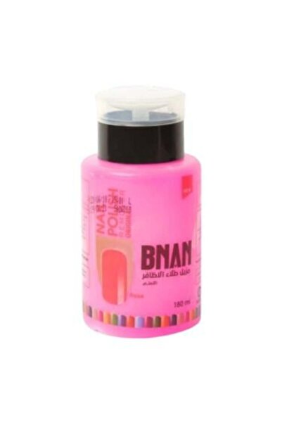 BANAN مزيل طلاء الأظافر برائحة الورد، 180 مل